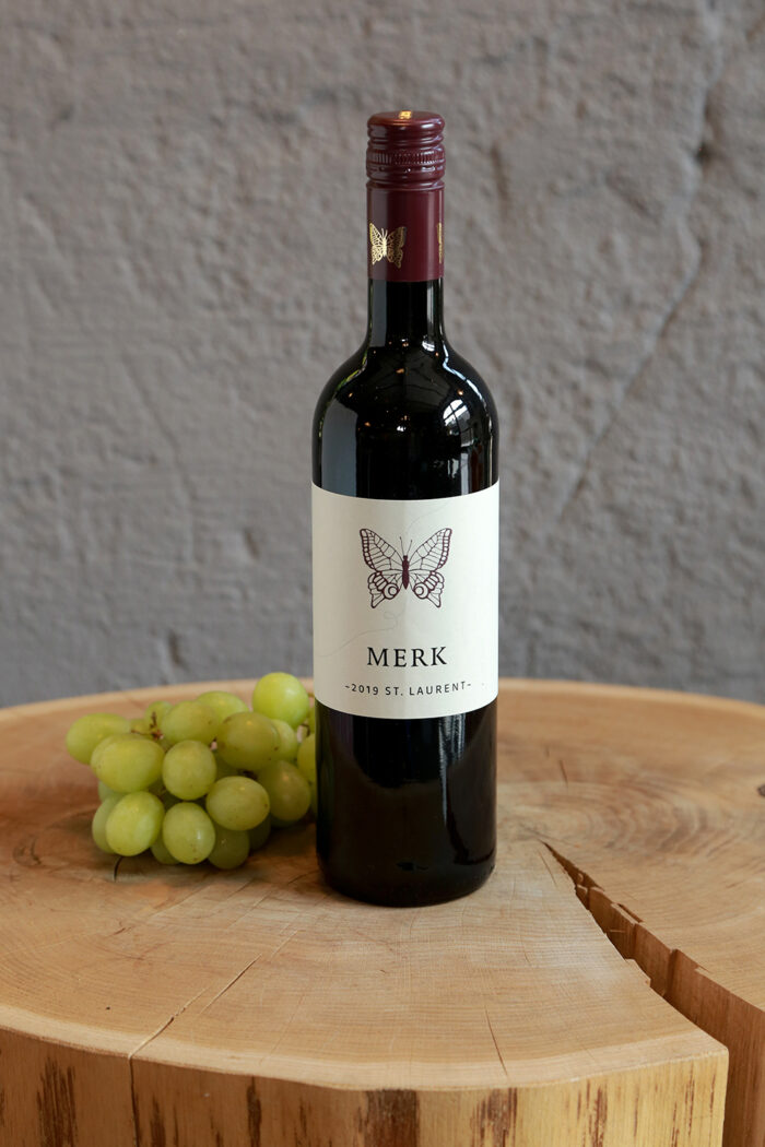 Merk St. Laurent, 0,75l, Preis zzgl. 0,50 € Versandaufschlag