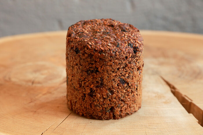 Früchteschwarzbrot, rund, 500g