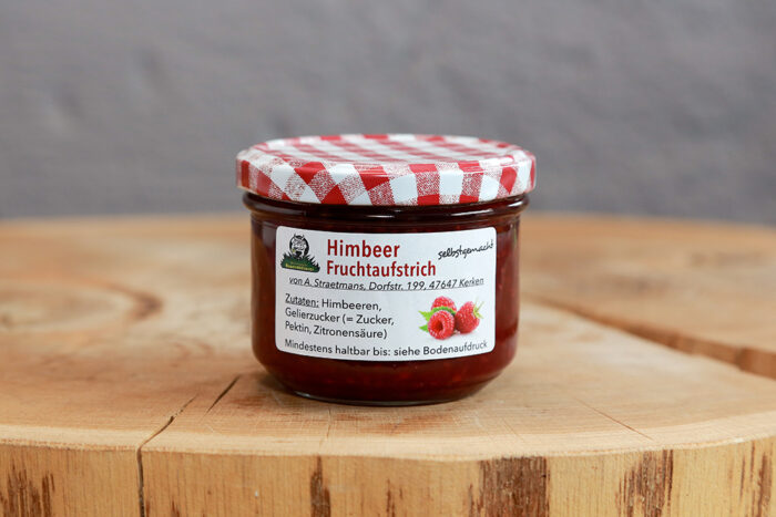 Fruchtaufstrich Himbeer, 250ml, im Glas