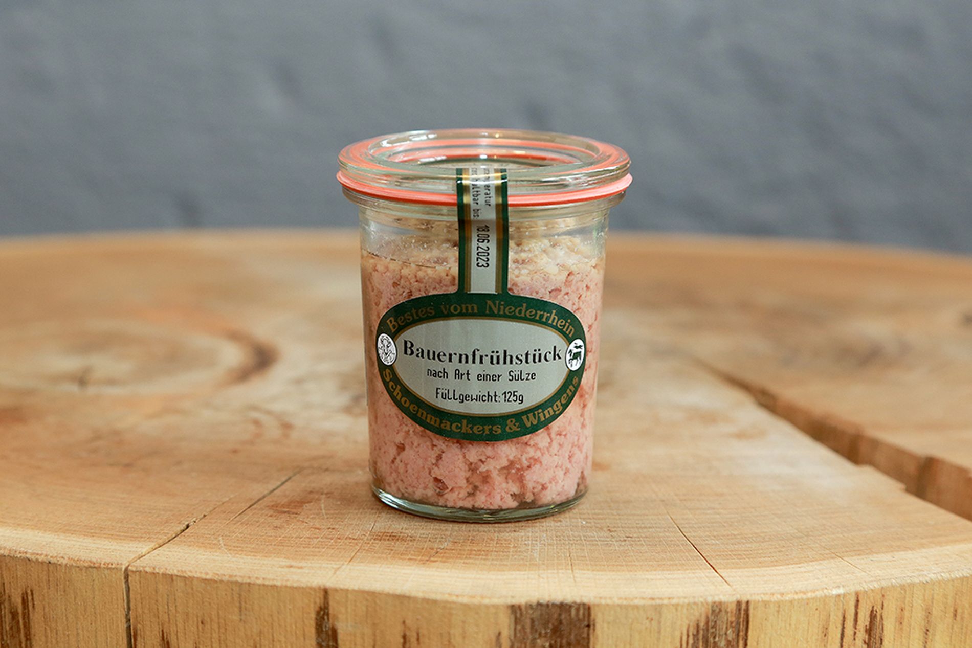 Bauernfrühstück, 125g im Glas - Bauernkäserei Straetmanshof Kerken