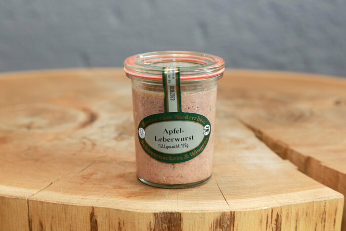 Apfelleberwurst, 125g im Glas